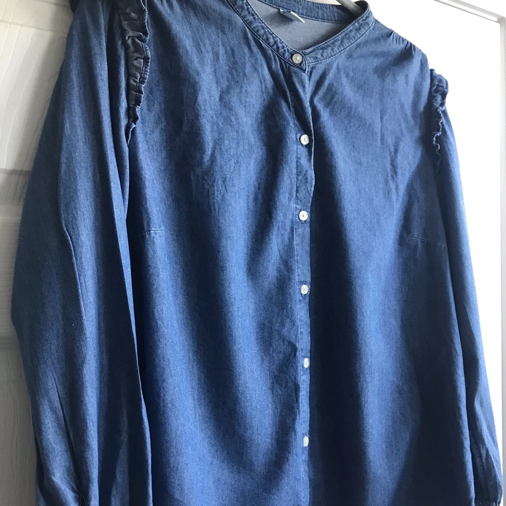 Old Navy Denim Blouse